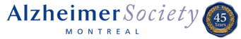 Logo Société Alzheimer de Montréal - 45e anniversaire
