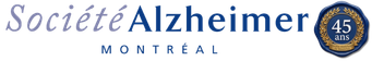 Logo Société Alzheimer de Montréal - 45e anniversaire