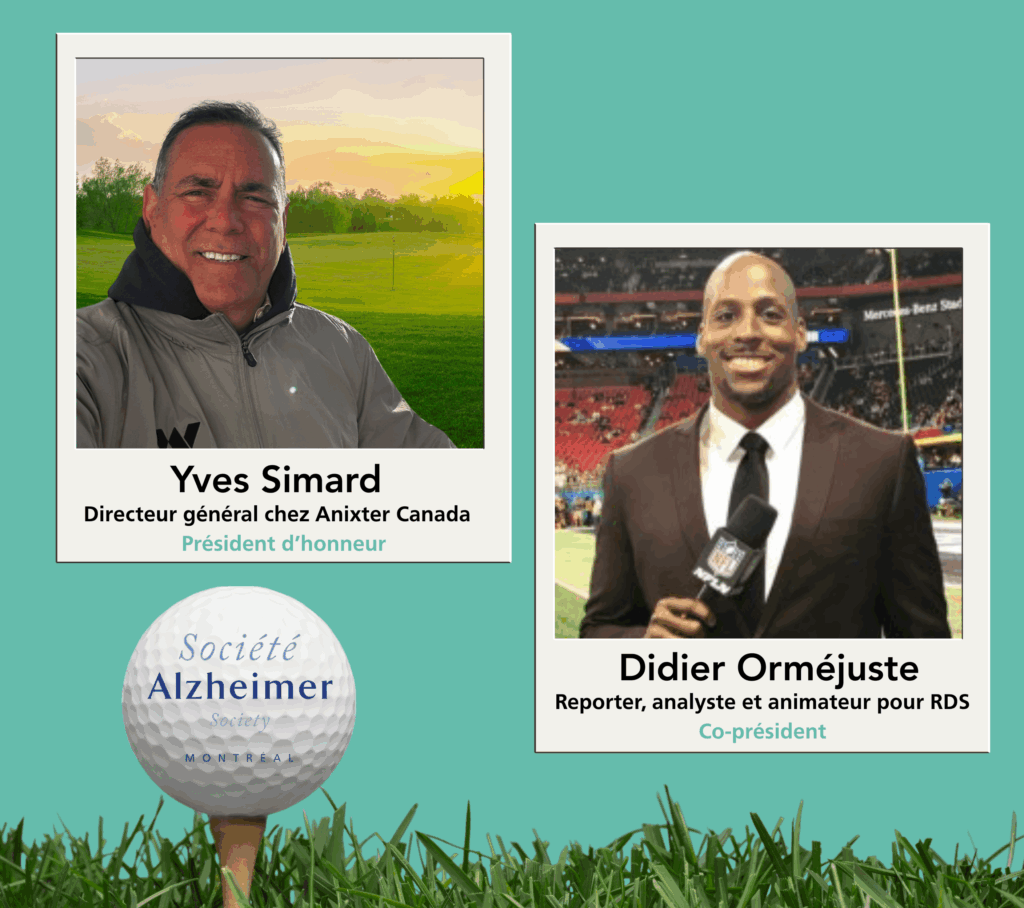 Co-Présidents d'honneur pour le golf annuel de la Société Alzheimer de Montréal - edition 2025